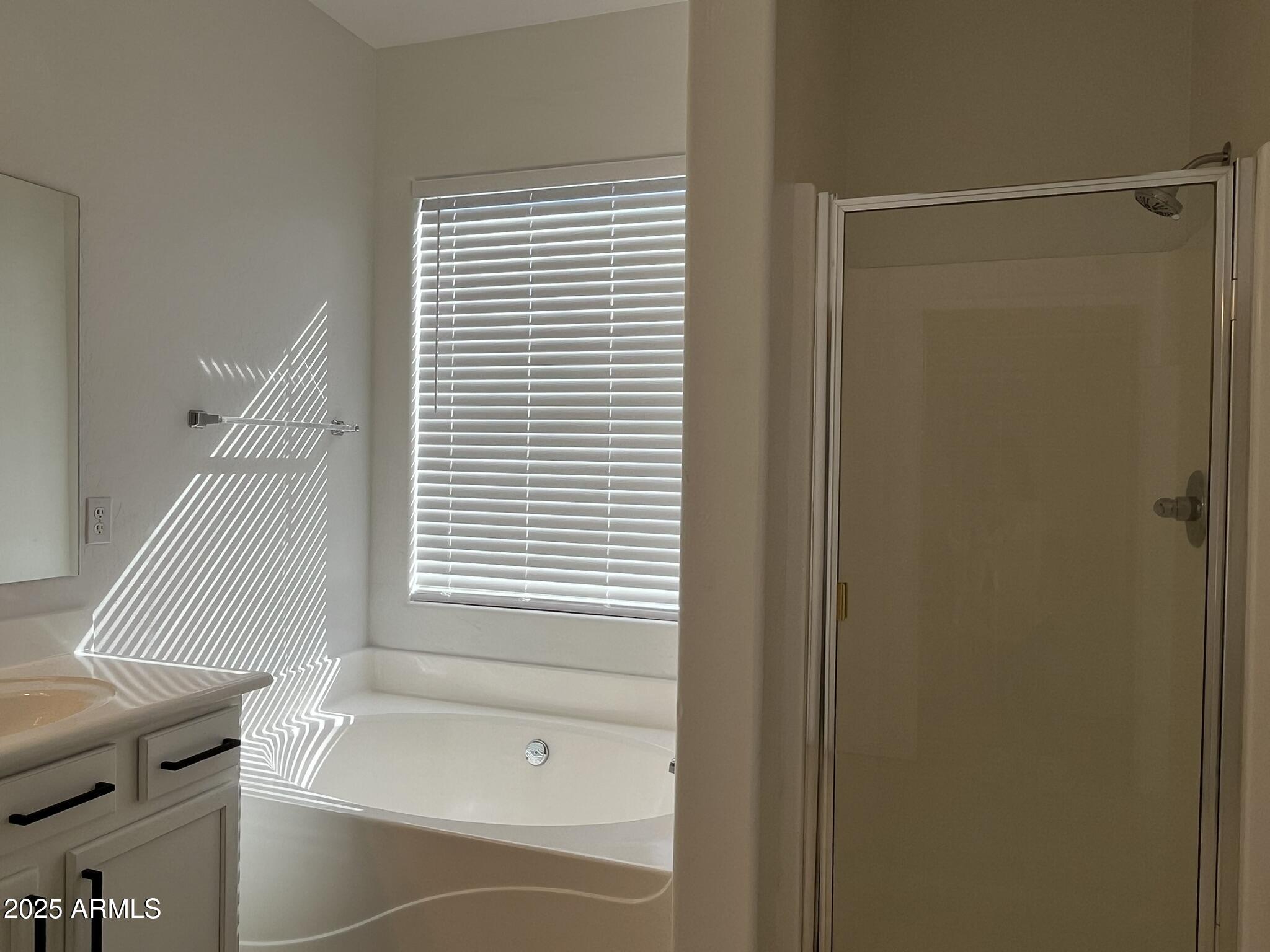 2319 West Alta Vista Road Phoenix, AZ 85041 - Photo 24 of 43 a bathroom with a shower and a tub
