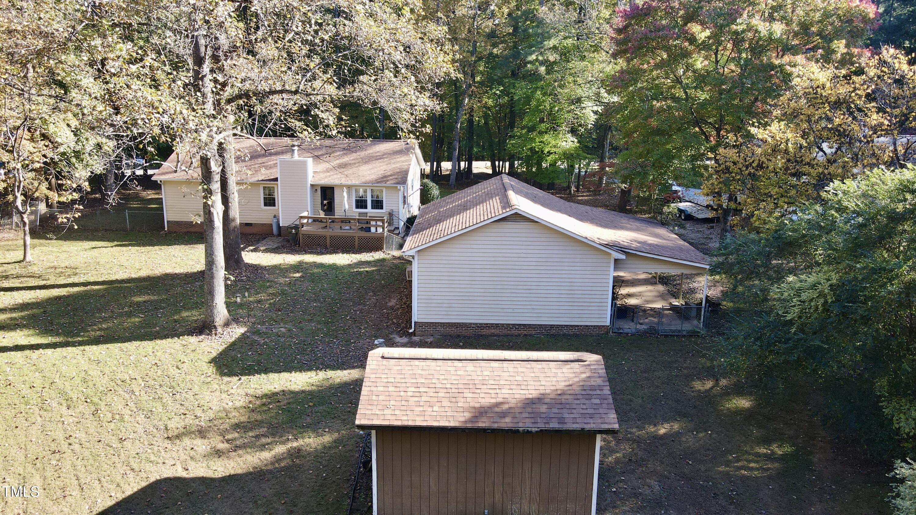 1123 Dove Ridge Road Bahama, NC 27503 - Photo 8 of 28 Rear Exterior Structures (House,Garage &