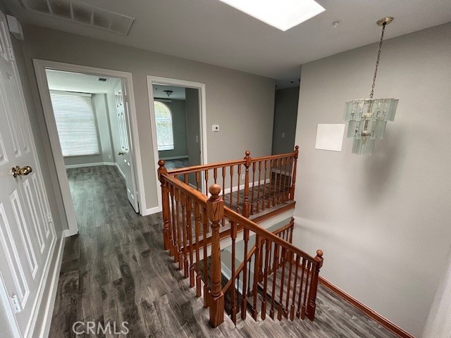 1917-1917 Grant Redondo Beach Redondo Beach, CA 90278 - Photo 17 of 25 a view of staircase with wooden floor and white walls