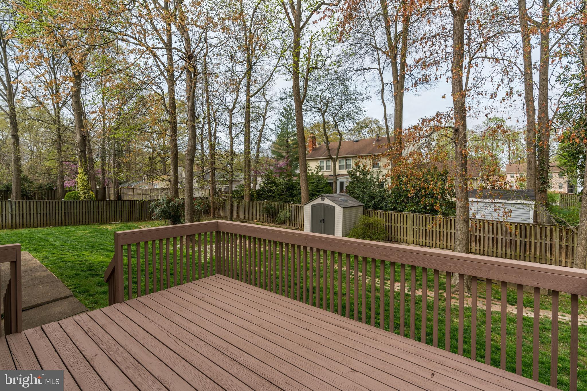 8218 Riverside Road Alexandria, VA 22308 - Photo 20 of 21 Large deck for entertaining