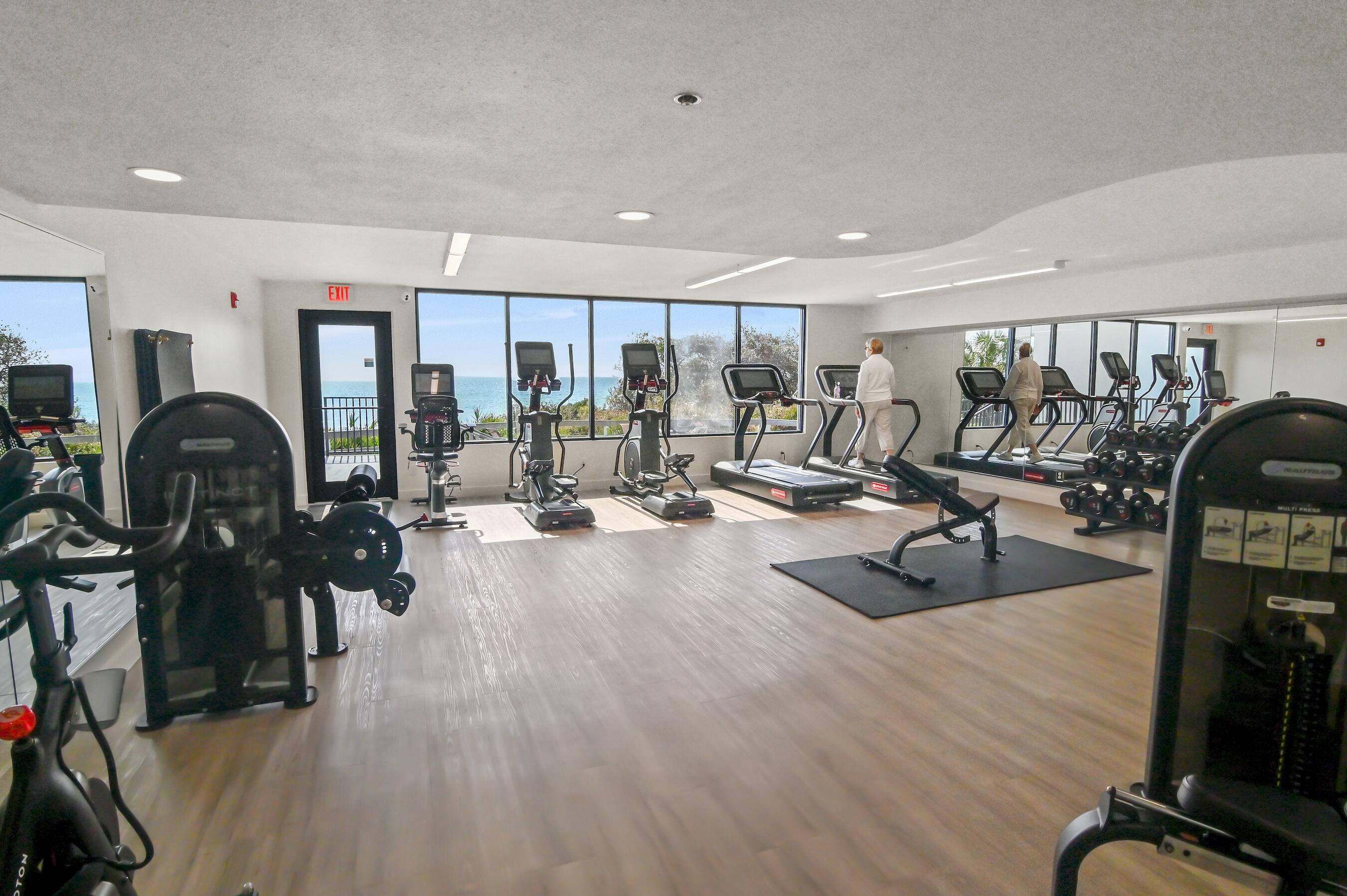 4100 East County Highway 30A, Unit 1805 Santa Rosa Beach, FL 32459 - Photo 27 of 35 a view of a room with gym equipment