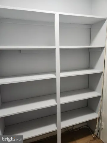 a view of a room with shelf