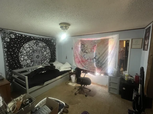 a room with musical instruments