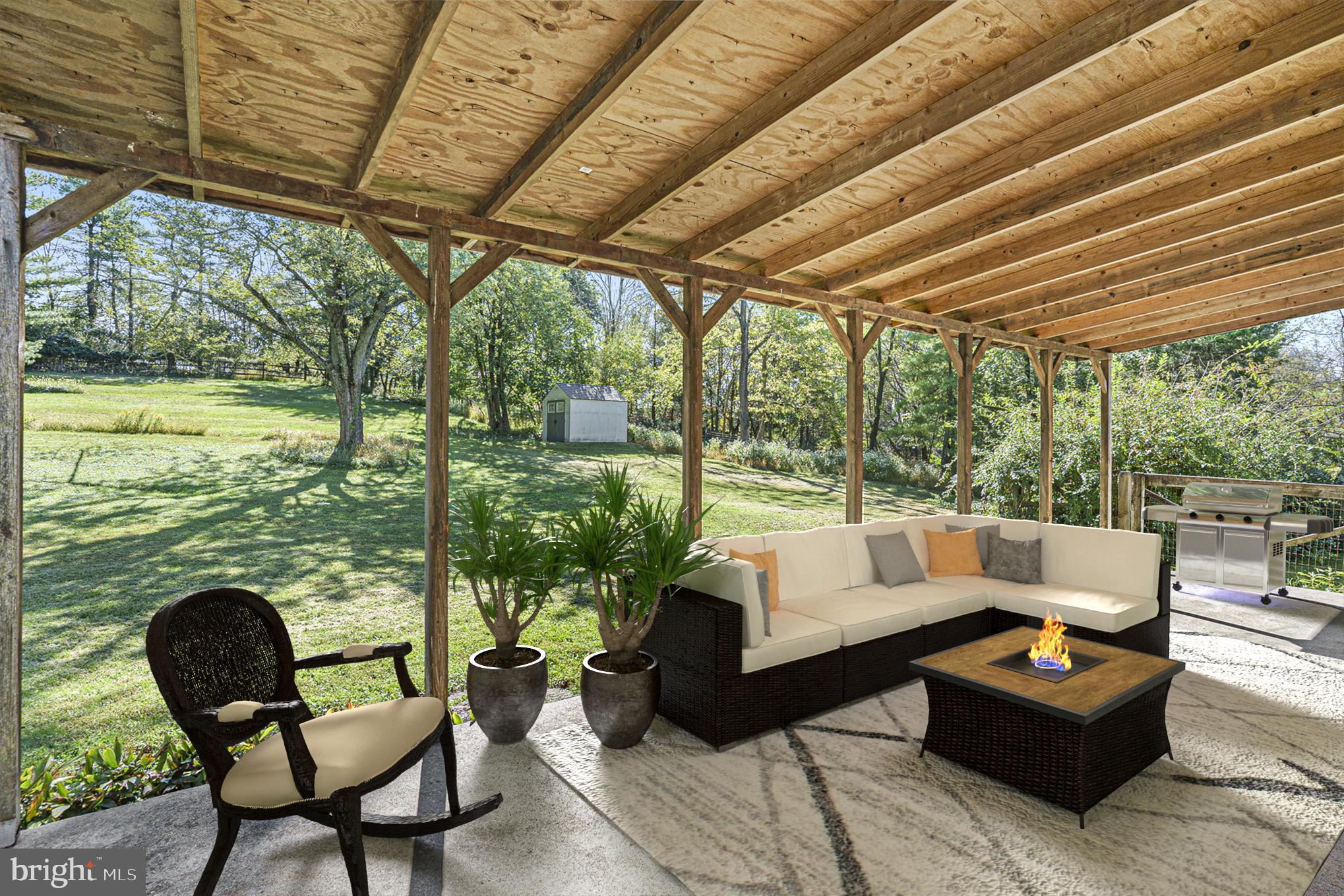 604 Quarry Road Harleysville, PA 19438 - Photo 35 of 44 Virtually staged covered patio