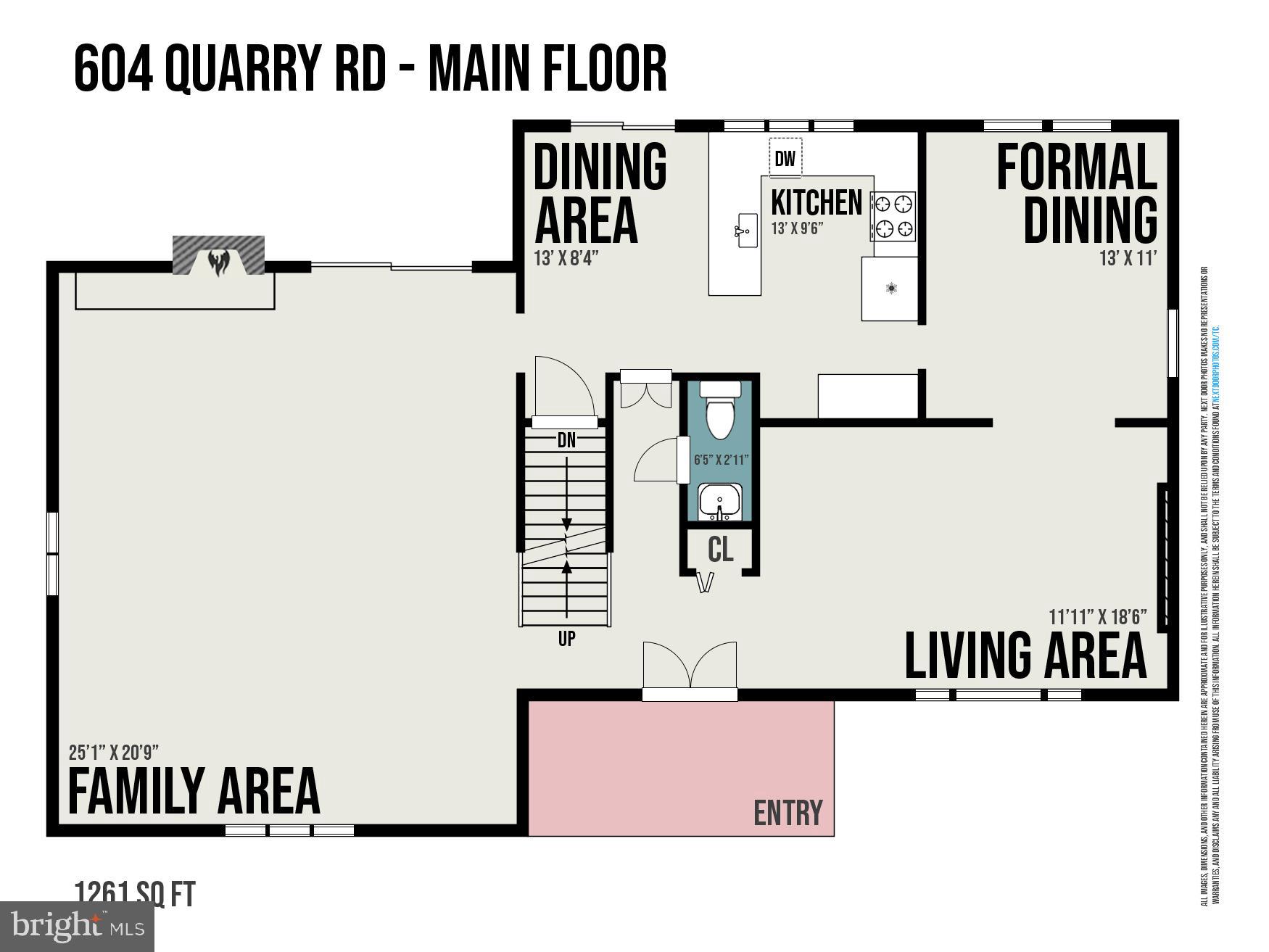 604 Quarry Road Harleysville, PA 19438 - Photo 43 of 44 Main level floor plan