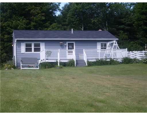 Exterior Back. nice private deck