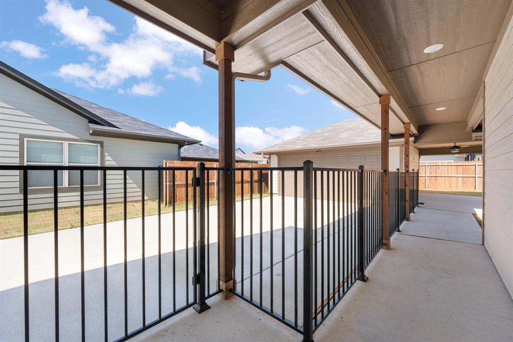 1568 Reverie Road Burleson, TX 76028 - Photo 23 of 26 a view of a porch