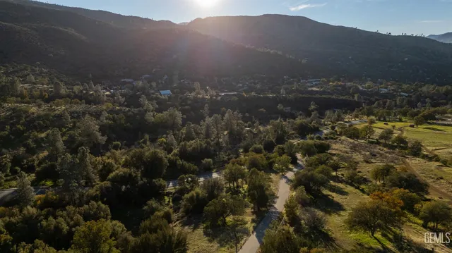 a view of a houses with a city