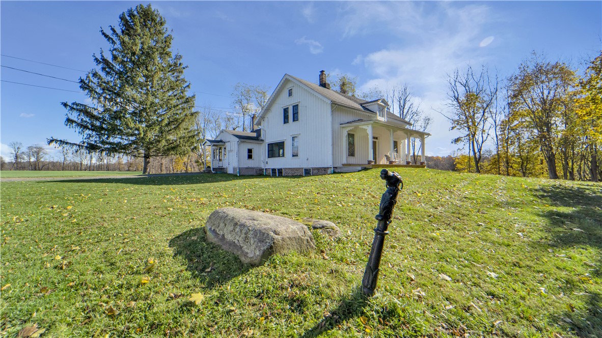 1096 Victor Road Macedon, NY 14502 - Photo 47 of 49 Original Mounting Block and Horse Hitching Post