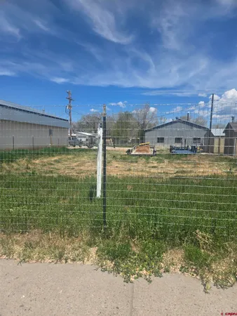 a view of a green yard