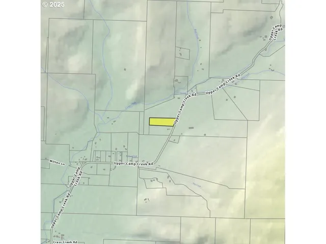 $250,000 | Upper Camp Creek Road, Springfield, OR 97478