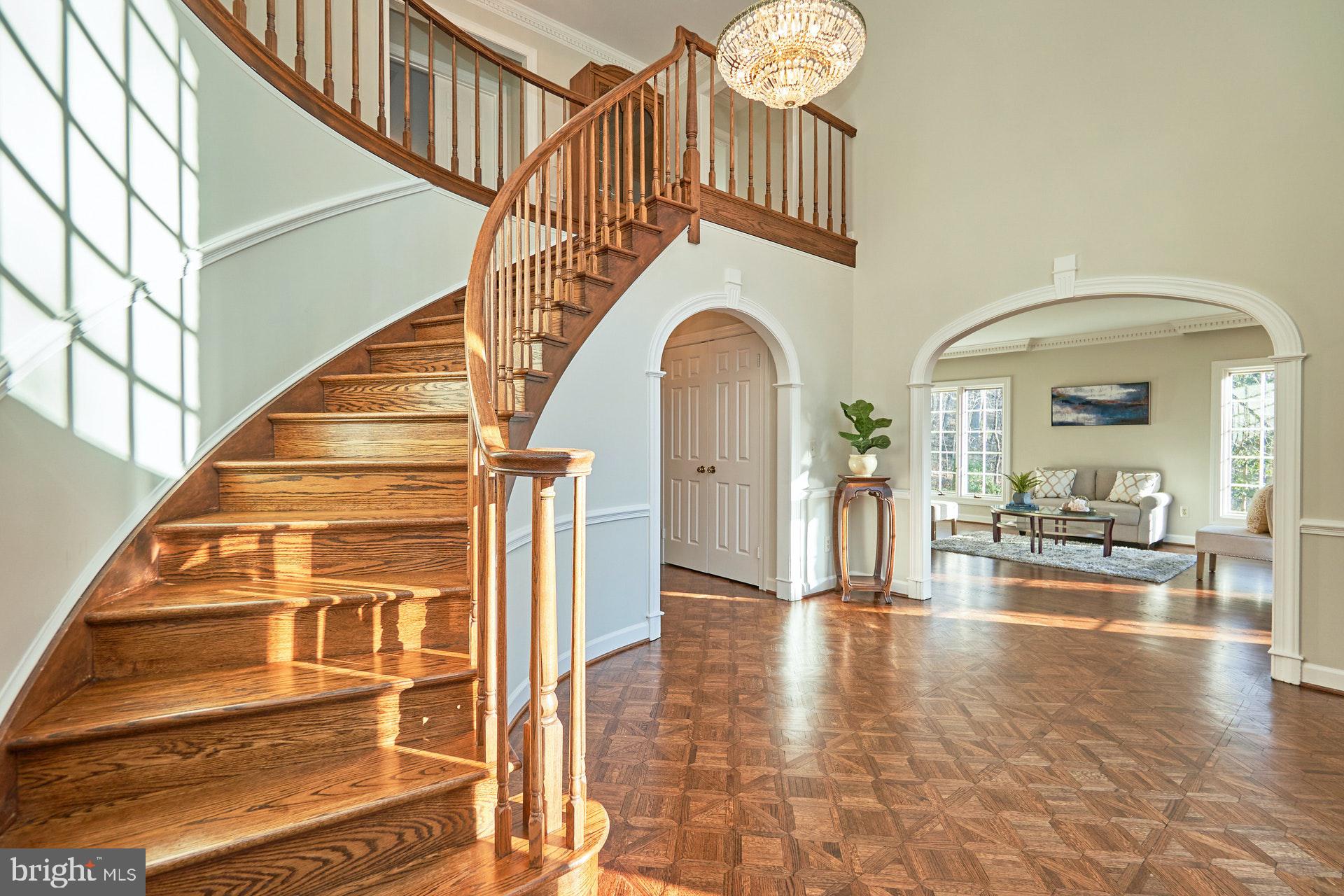 2307 Sawdust Road Vienna, VA 22181 - Photo 2 of 66 Grand entryway with curved staircase