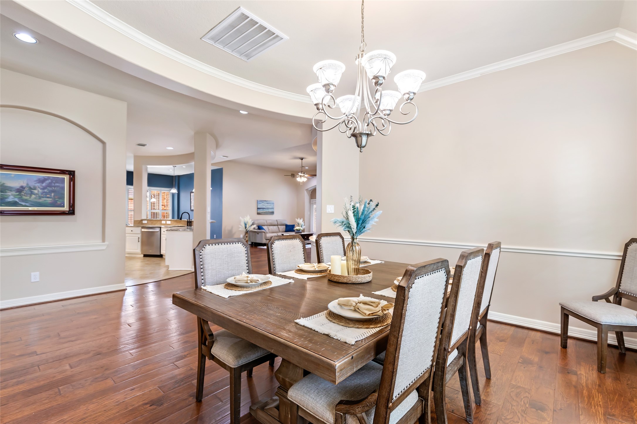 17302 Pipestone Point Court Humble, TX 77346 - Photo 11 of 50 Spacious dining area open to kitchen and living room