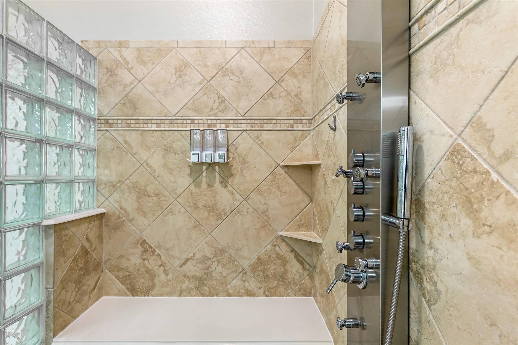 17302 Pipestone Point Court Humble, TX 77346 - Photo 34 of 50 The ULTIMATE shower - adjustable shower jets and sleek design!