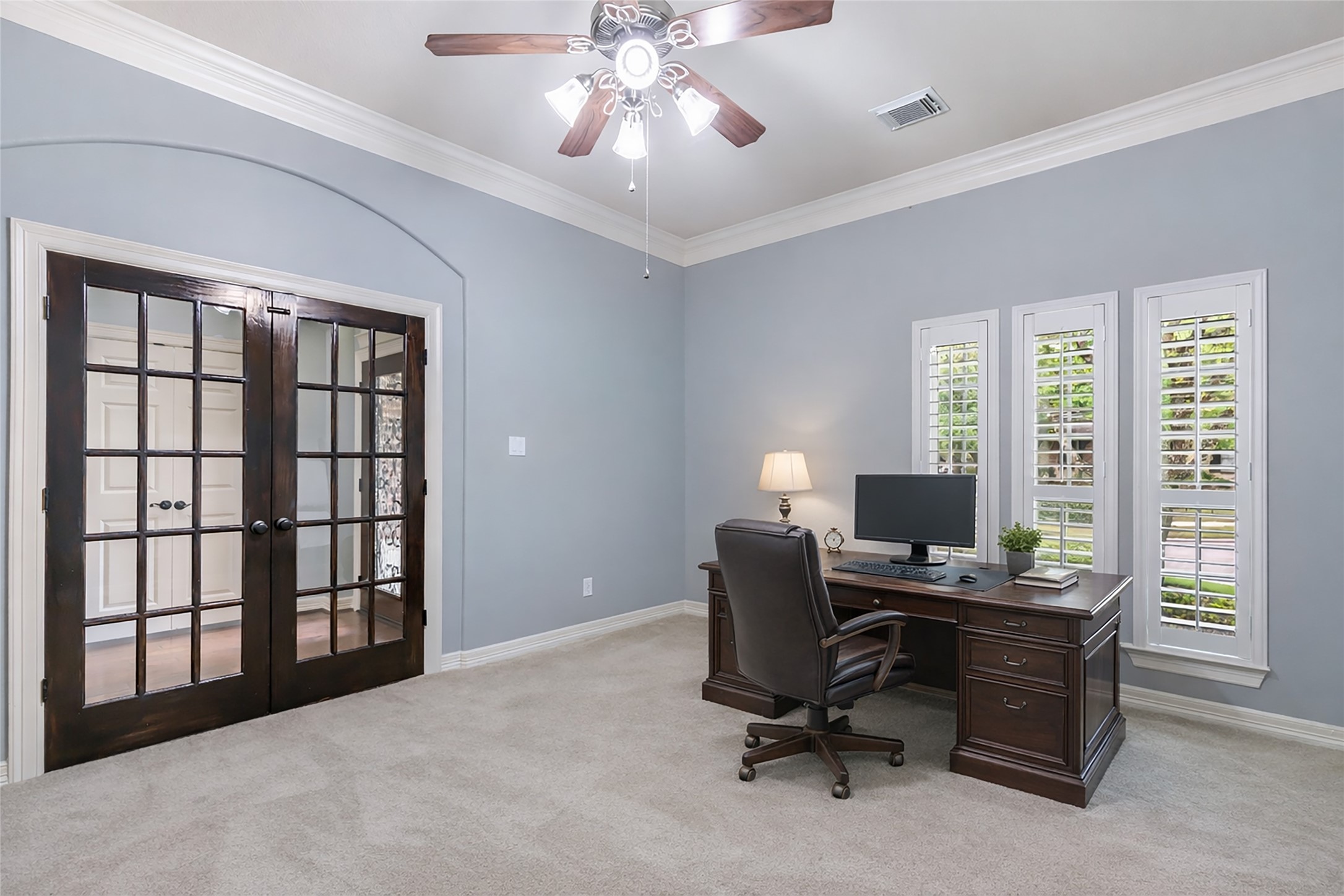 17302 Pipestone Point Court Humble, TX 77346 - Photo 8 of 50 Virtually Staged flex room could be an office, entertainment room, or game room