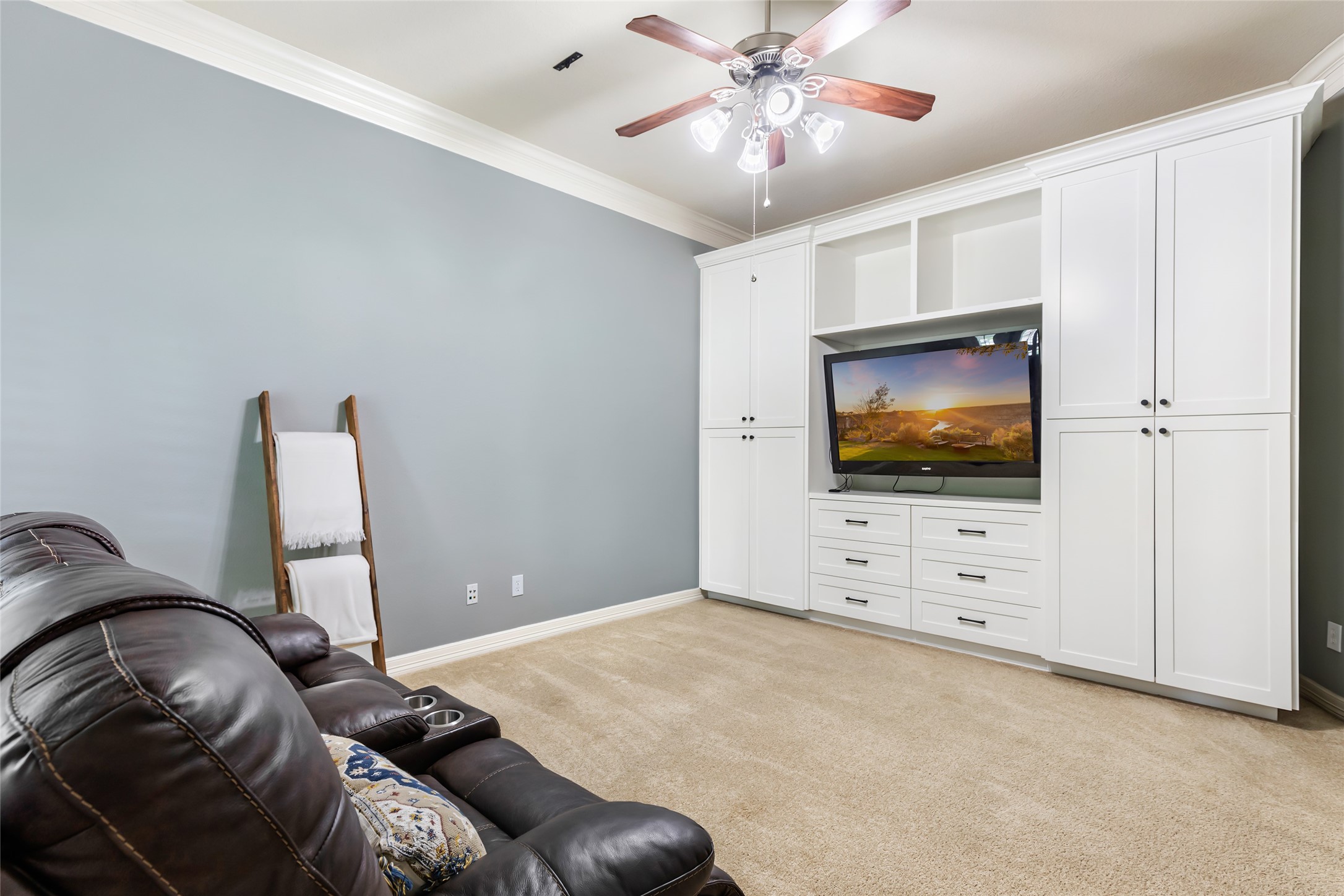17302 Pipestone Point Court Humble, TX 77346 - Photo 10 of 50 Custom cabinetry in flex room!