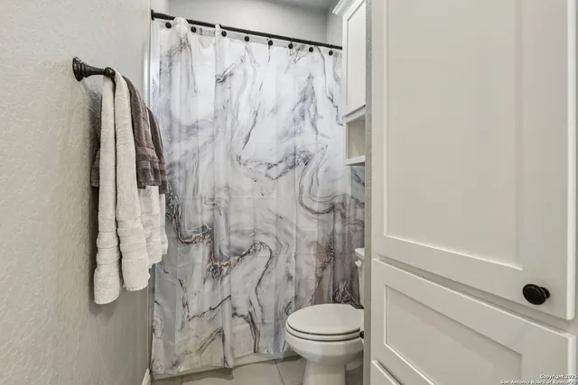 a utility room with two sink