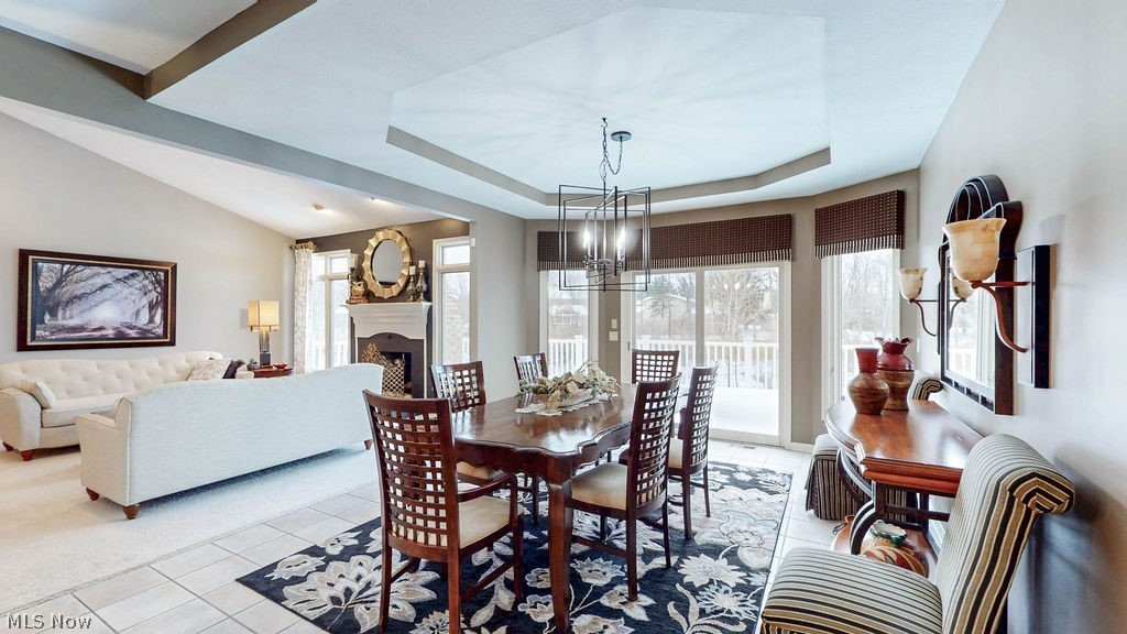 36845 Aberdeen Lane Solon, OH 44139 - Photo 9 of 24 Kitchen eating area with a tray ceiling