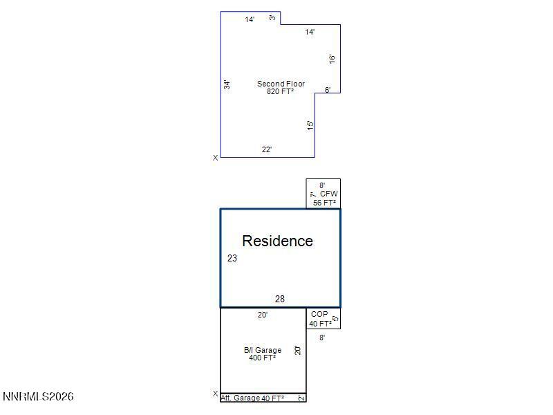 4263 Furgerson Ranch Road Carson City, NV 89701 - Photo 7 of 7 a picture of a floor plan