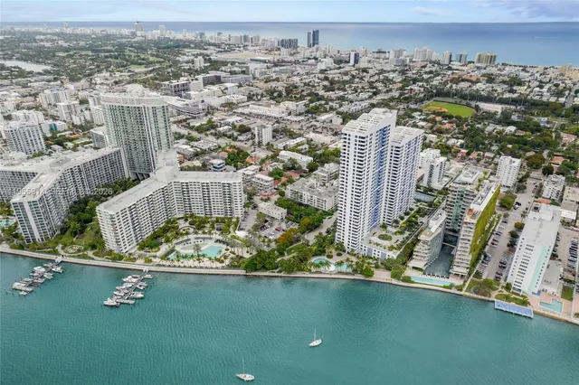 an aerial view of a house having outdoor space