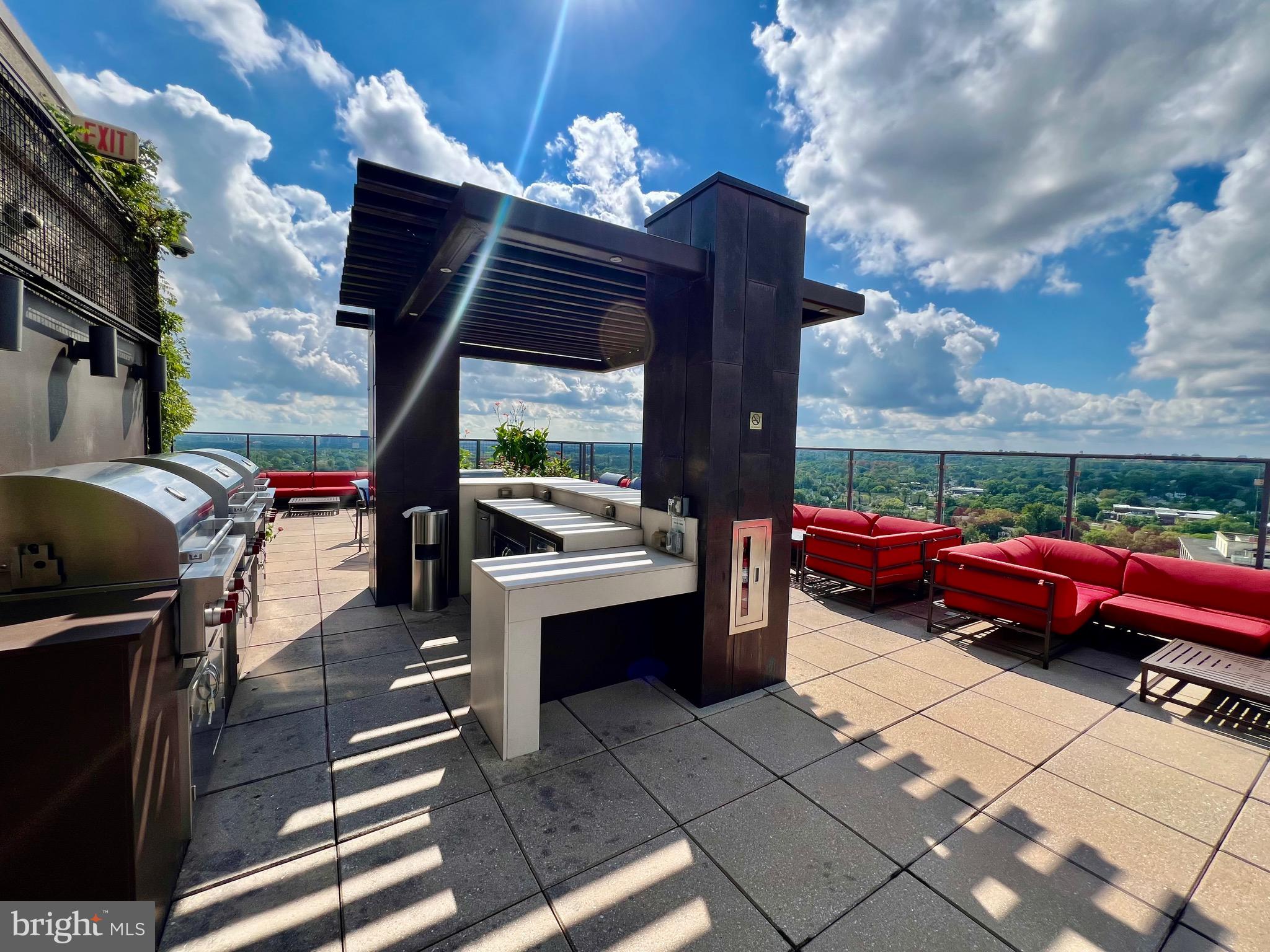 851 North Glebe Road, Unit 604 Arlington, VA 22203 - Photo 40 of 58 a view of outdoor space patio and barbeque oven