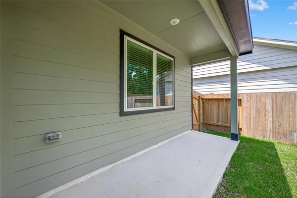 a view of front door of house