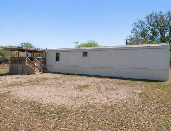 a backyard of a house