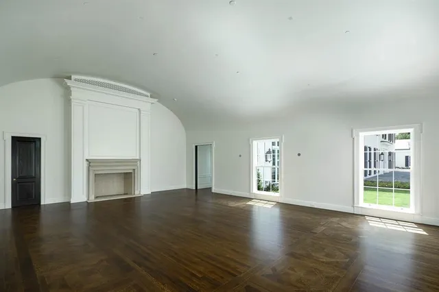 a view of hall with an entryway