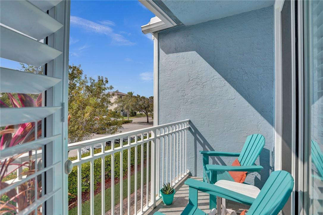 2820 Marina Circle Lighthouse Point, FL 33064 - Photo 23 of 37 a view of a balcony with furniture