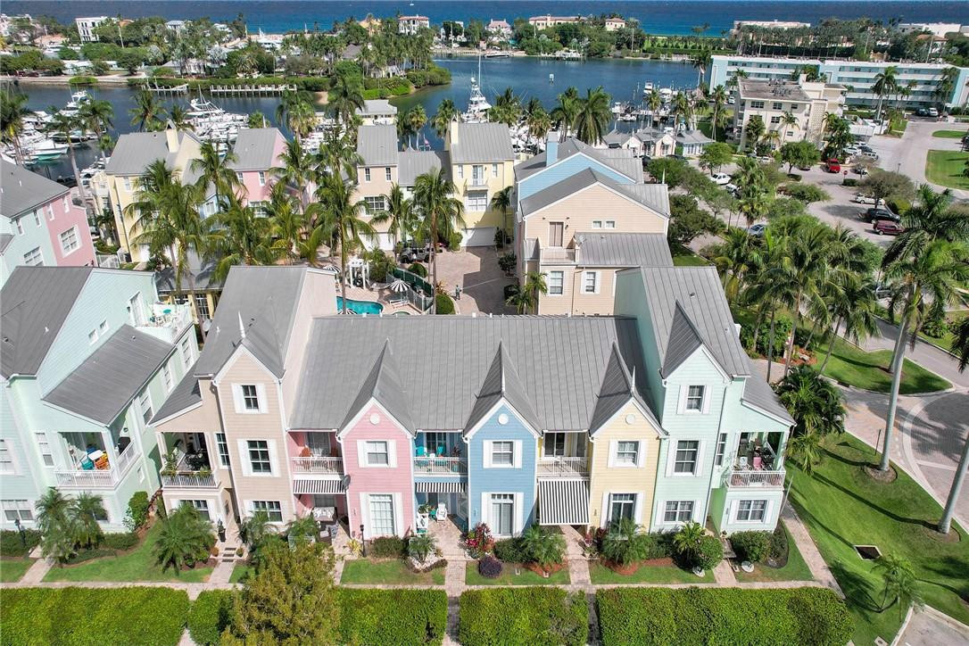 2820 Marina Circle Lighthouse Point, FL 33064 - Photo 3 of 37 an aerial view of residential houses with outdoor space and street view