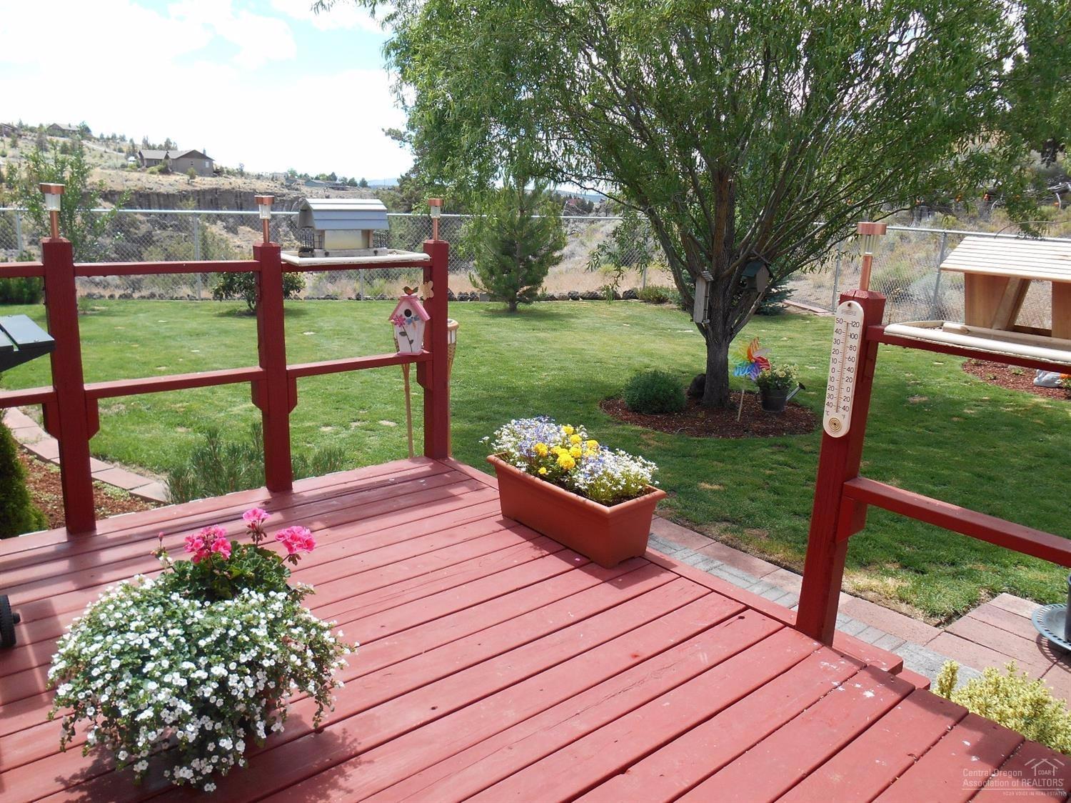 9266 Southwest Panorama Road Terrebonne, OR 97760 - Photo 6 of 21 Enjoy Canyon Views from the rear deck. L
