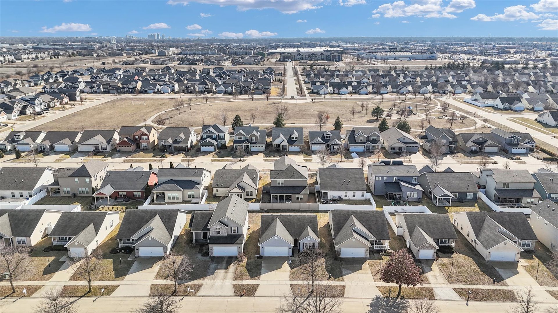 501 Luria Lane Champaign, IL 61822 - Photo 32 of 33 an aerial view of a building and trees