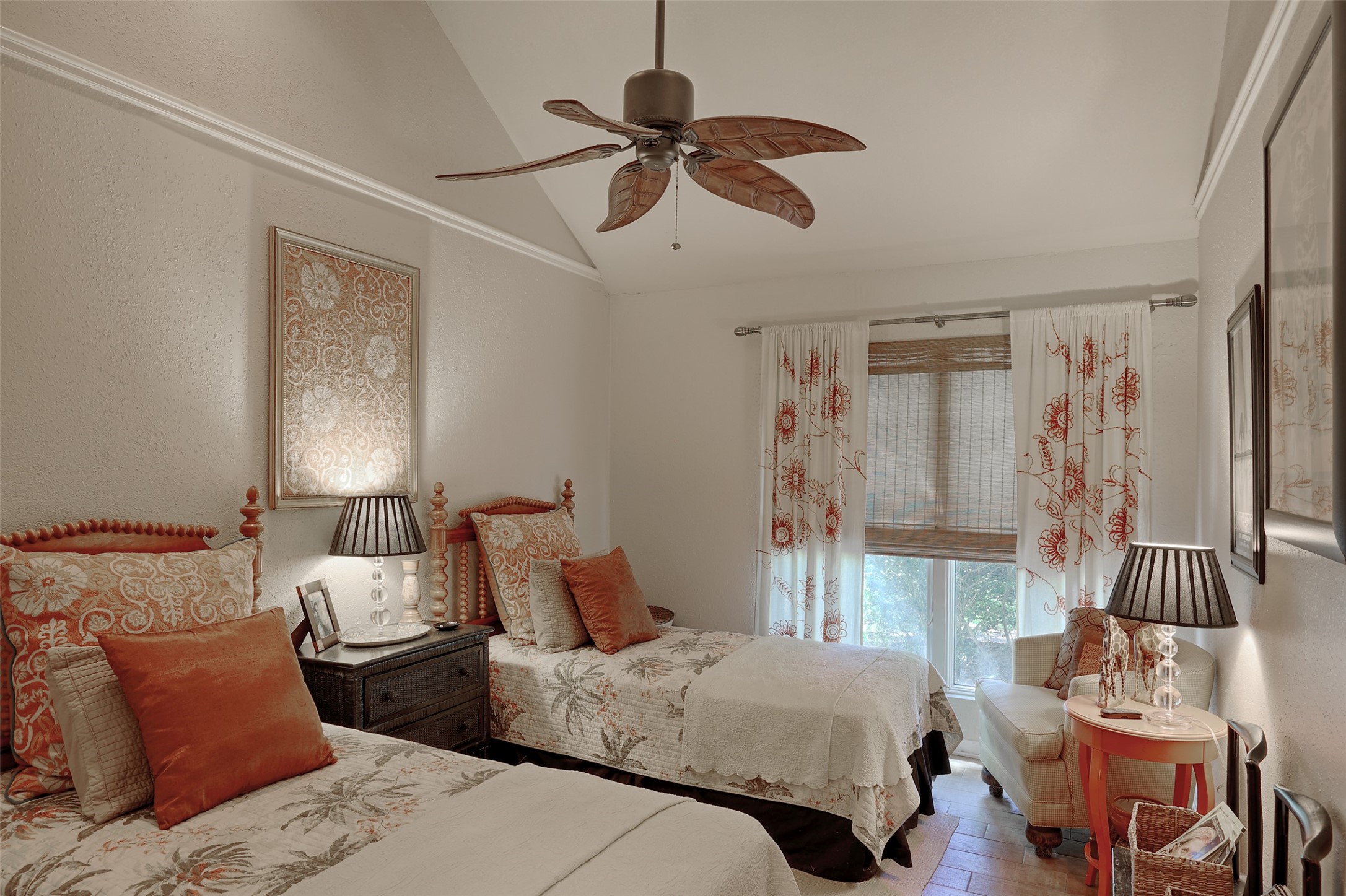 34 April Hill Conroe, TX 77356 - Photo 18 of 33 The guest bedroom is also bright with a large winow overlooking the front yard.