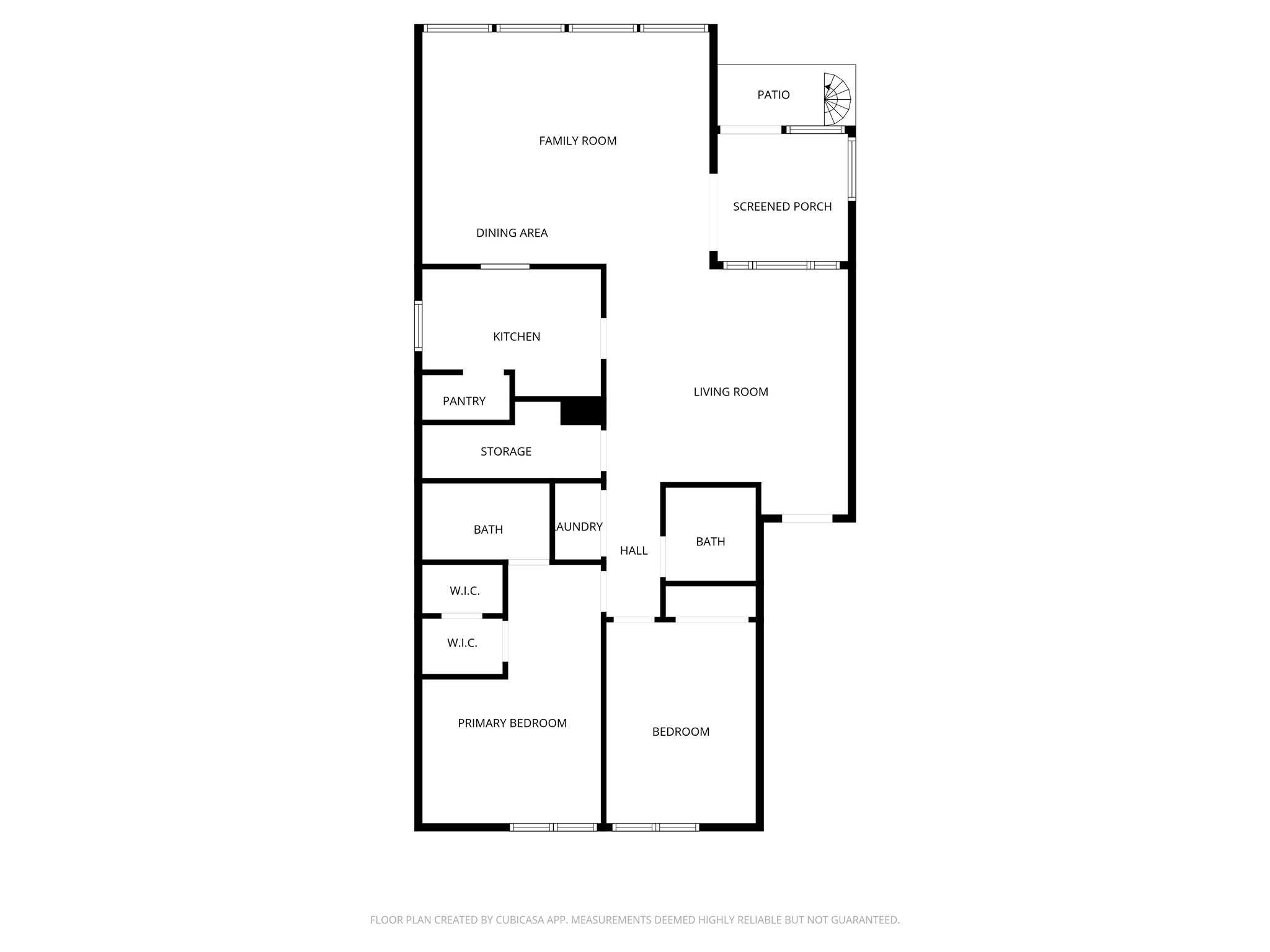 34 April Hill Conroe, TX 77356 - Photo 32 of 33 First floor plan of the home.