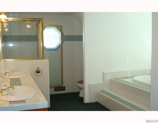 2125 Erwin Ranch Road Big Bear City, CA 92314 - Photo 4 of 8 a bathroom with a sink a toilet and mirror