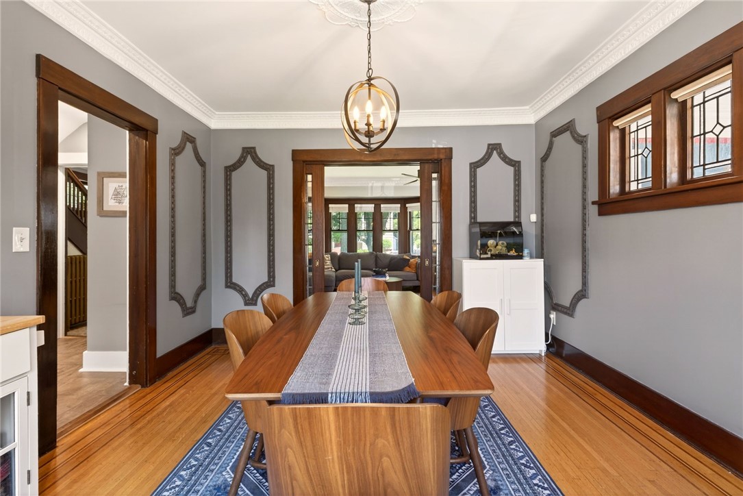29 Elmcroft Road Rochester, NY 14609 - Photo 11 of 42 Pocket doors can be fully opened.