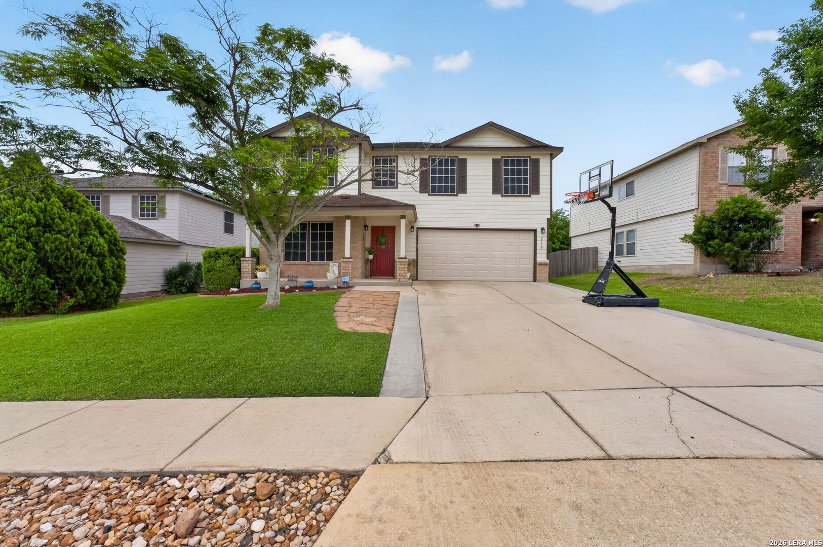 217 Willow Run Cibolo, TX 78108 - Photo 41 of 41 a house with garden in front of it