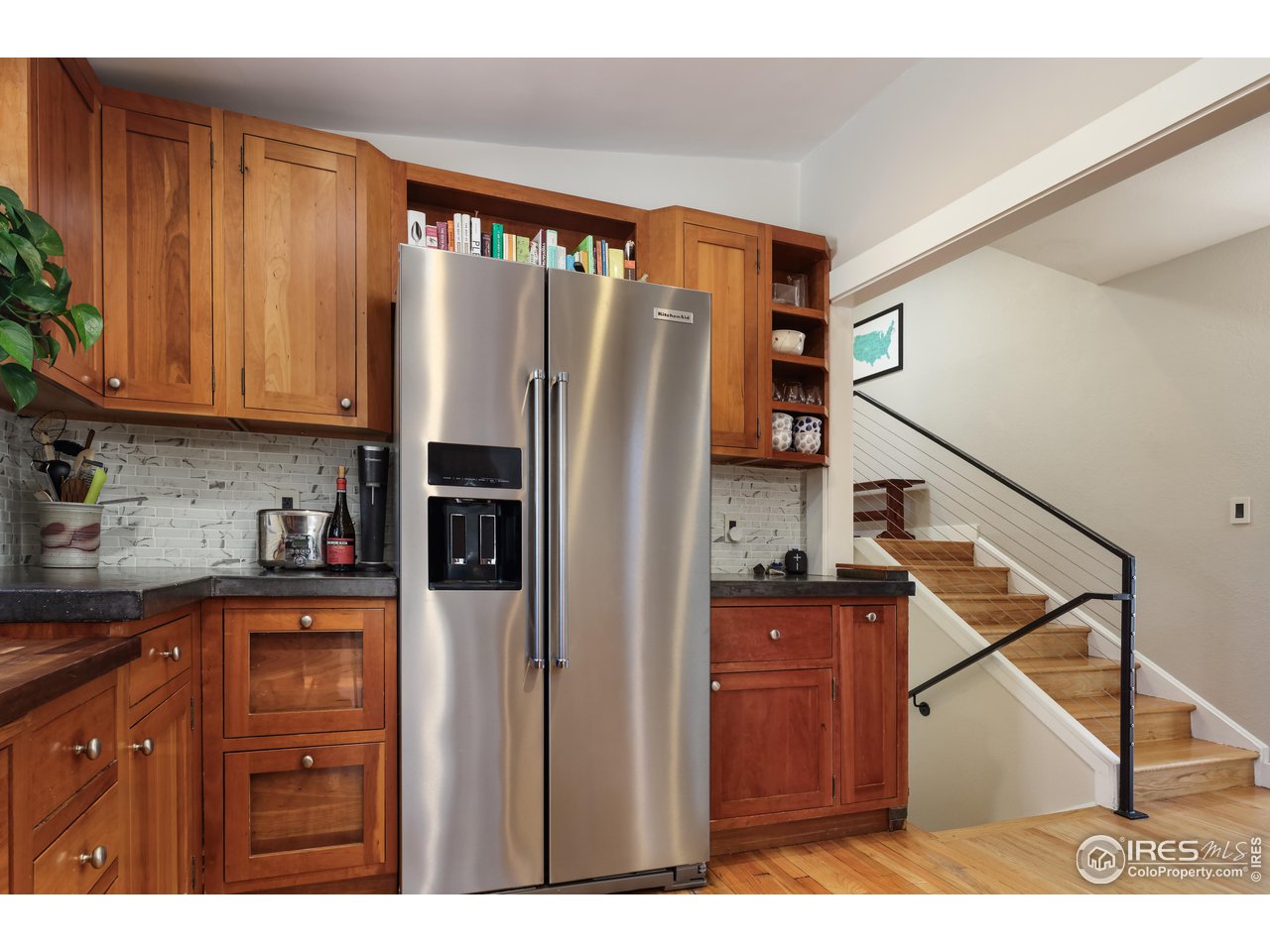 1895 Balsam Avenue Boulder, CO 80304 - Photo 11 of 40 a kitchen with stainless steel appliances granite countertop a refrigerator and a sink