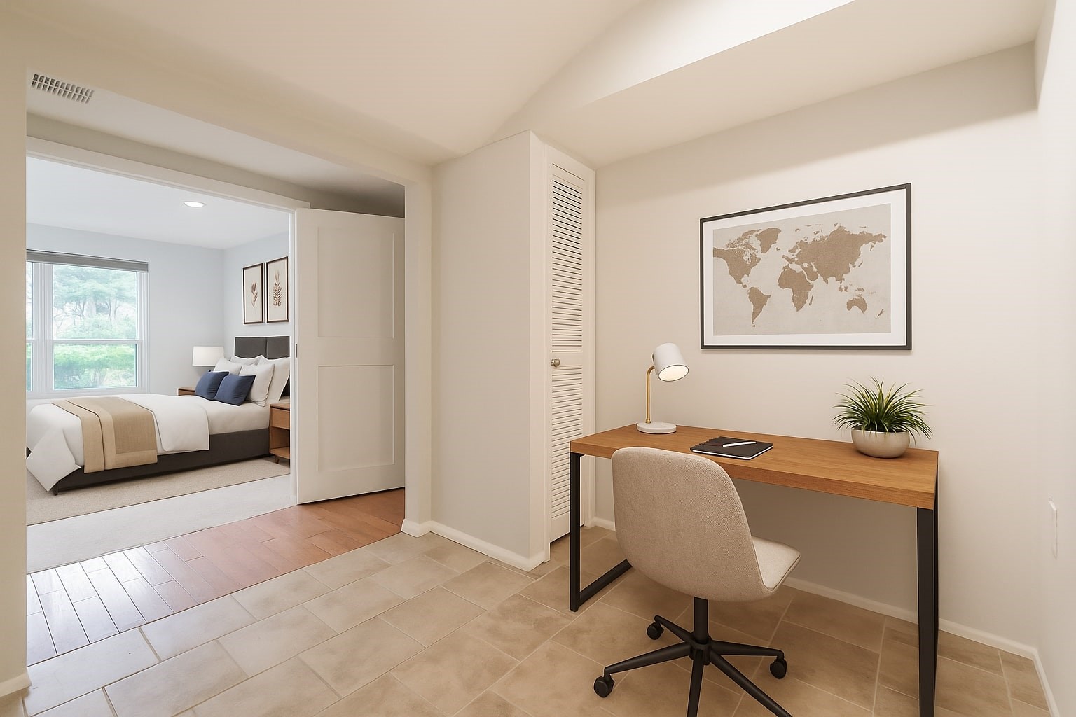 2230 South Piney Point Road, Unit 113 Houston, TX 77063 - Photo 14 of 28 A staged photo of the extra room