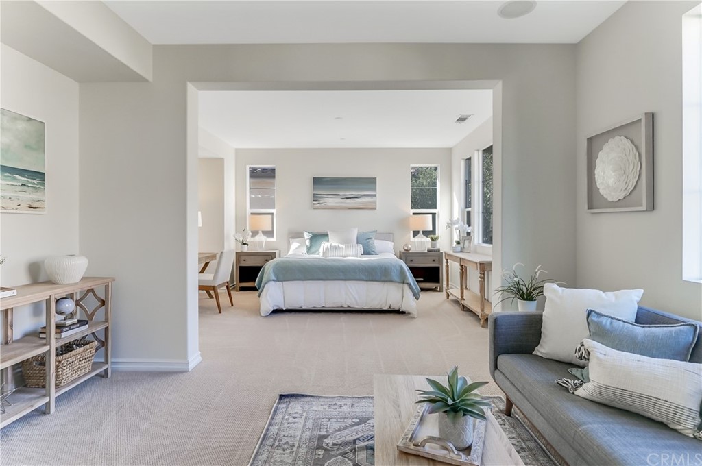 20 Paseo Canos San Clemente, CA 92673 - Photo 22 of 71 a bedroom with furniture and a potted plant