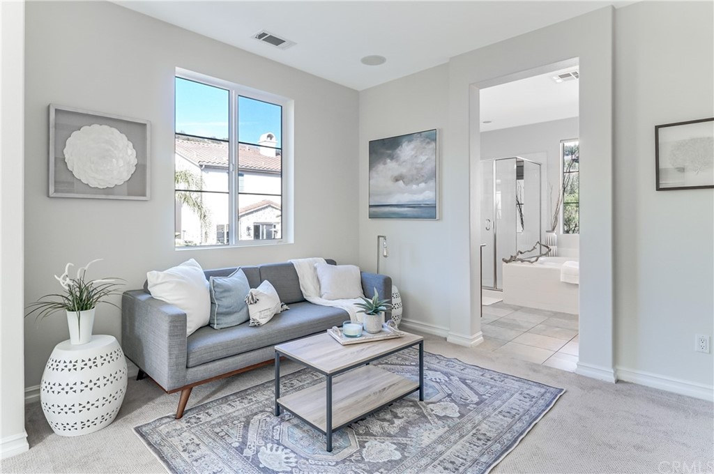 20 Paseo Canos San Clemente, CA 92673 - Photo 27 of 71 a living room with furniture a rug and wall painting