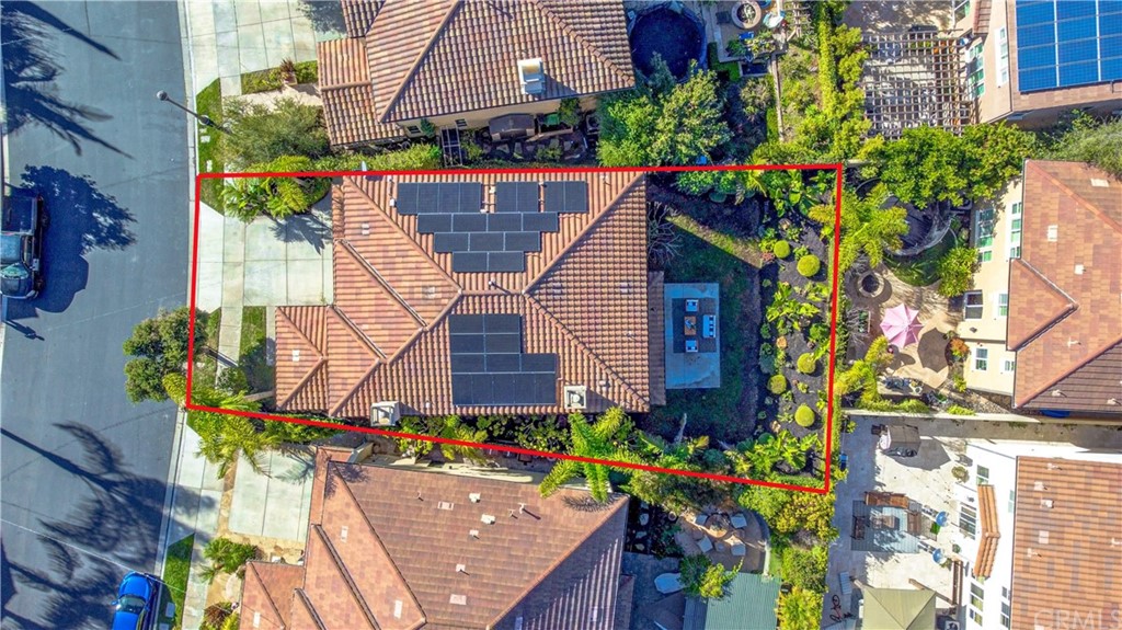 20 Paseo Canos San Clemente, CA 92673 - Photo 44 of 71 a aerial view of a house with table and chairs and potted plants