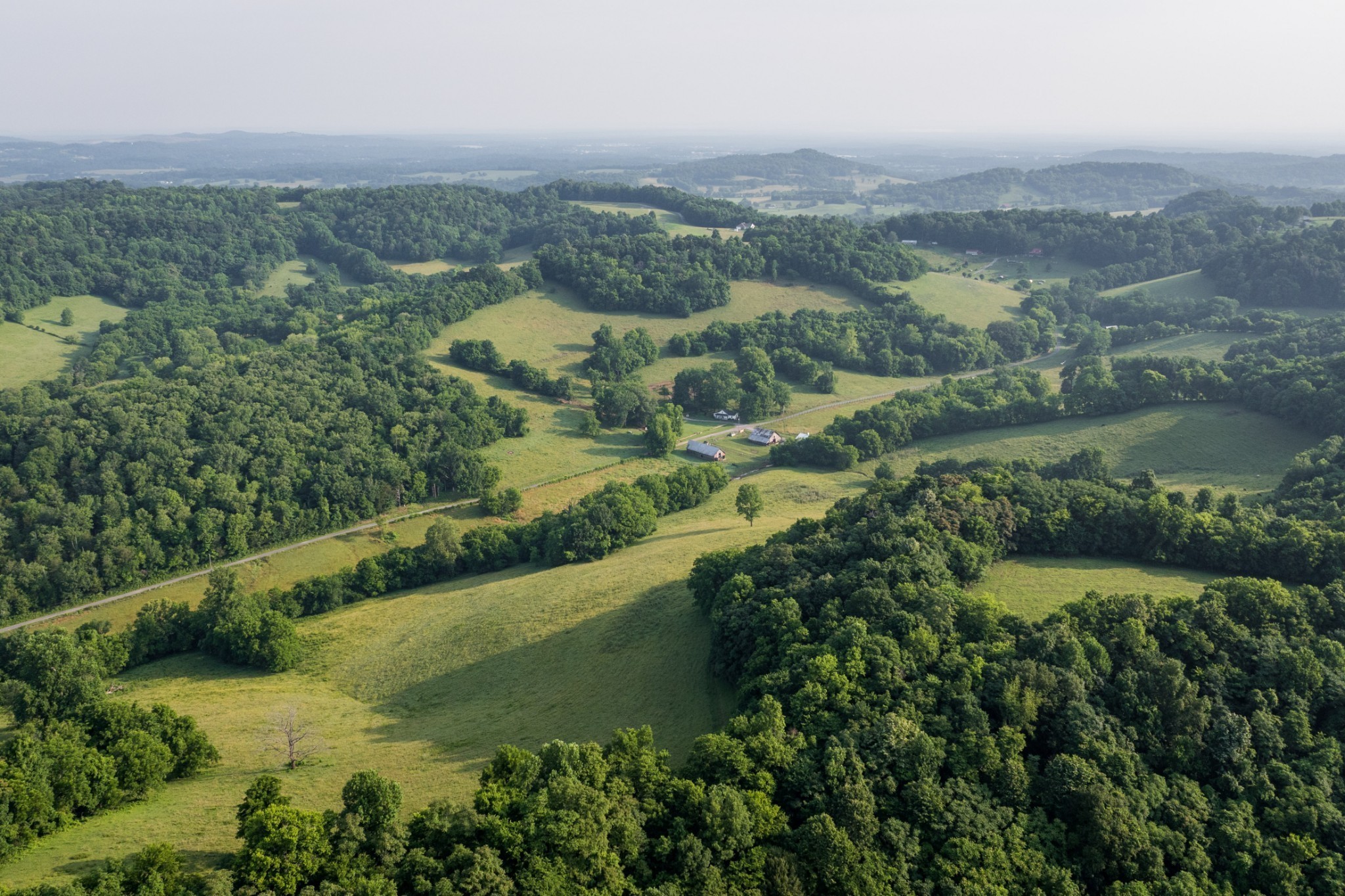 2405 Thompson Road Lewisburg, TN 37091 - Photo 64 of 71 an aerial view of mountains residential house and green space