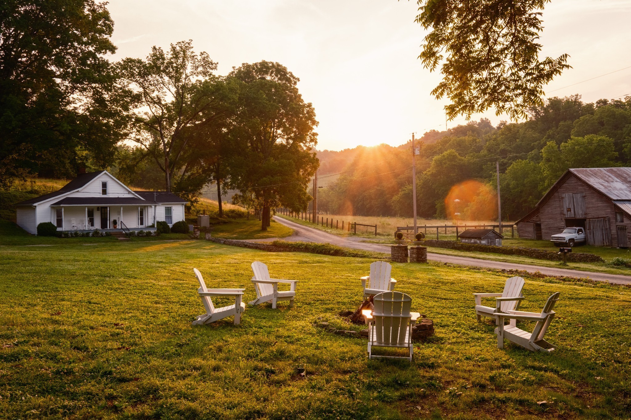 2405 Thompson Road Lewisburg, TN 37091 - Photo 69 of 71 a view of a swimming pool with a lawn chairs under an umbrella