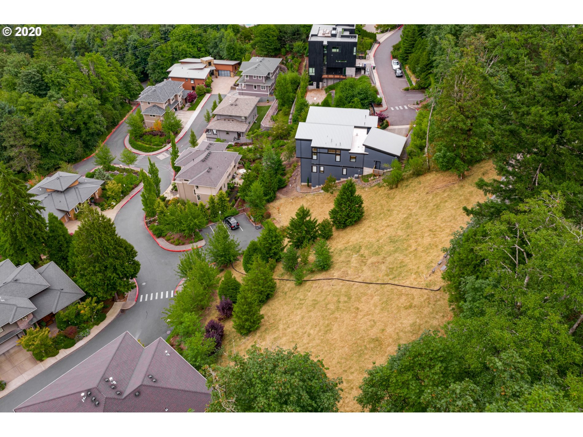 Northwest Skyline Boulevard Portland, OR 97210 - Photo 3 of 14 an aerial view of residential house with outdoor space and trees all around