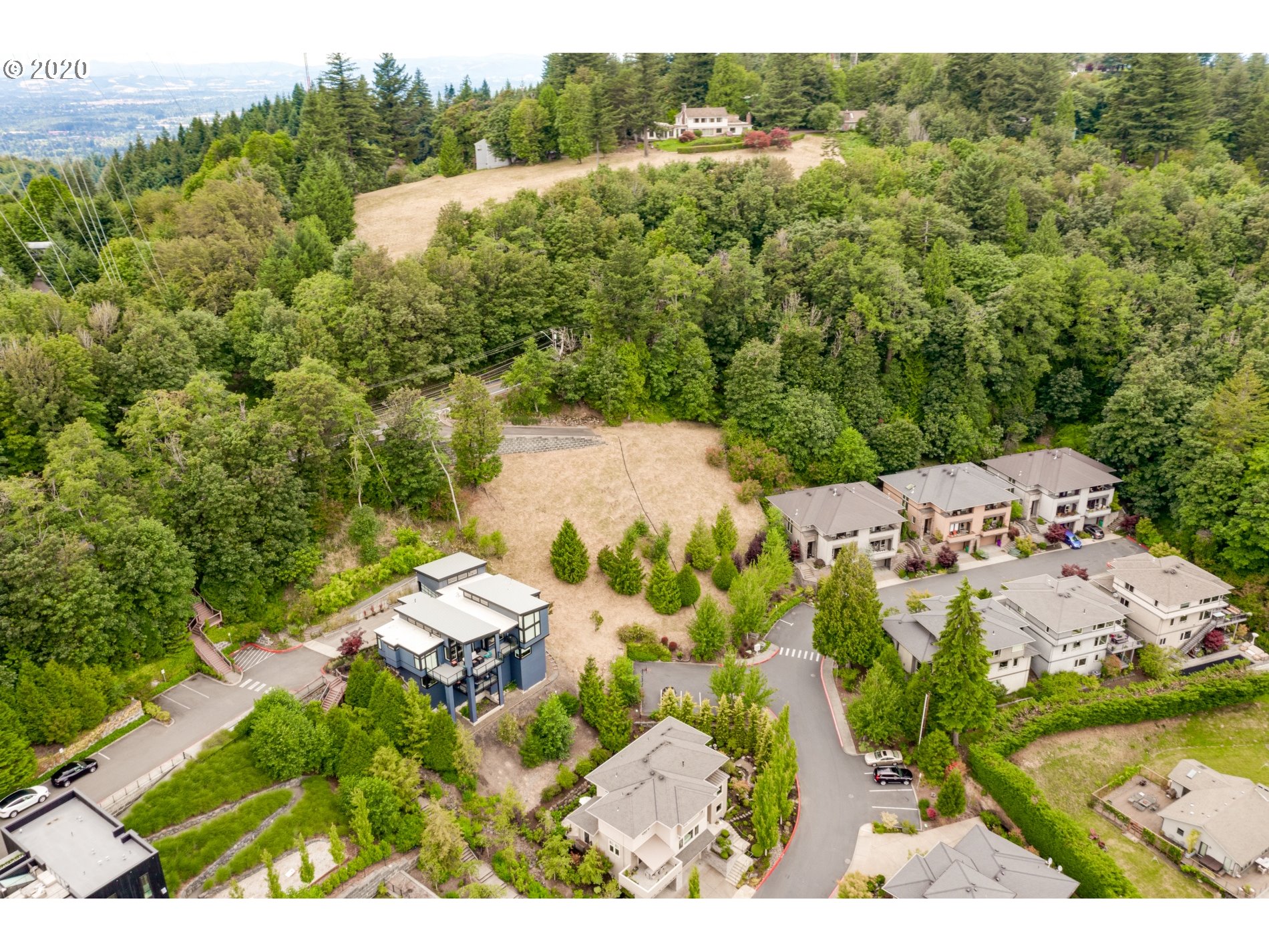 Northwest Skyline Boulevard Portland, OR 97210 - Photo 7 of 14 an aerial view of a house with a yard