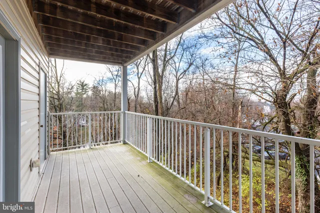a view of deck with wooden floor and outdoor space