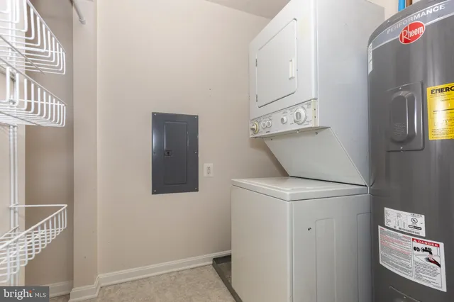 a view of a hallway with entryway