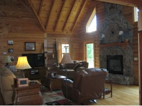 351 Cold Spring Church Road Bristol, TN 37620 - Photo 9 of 24 With a massive stone fireplace