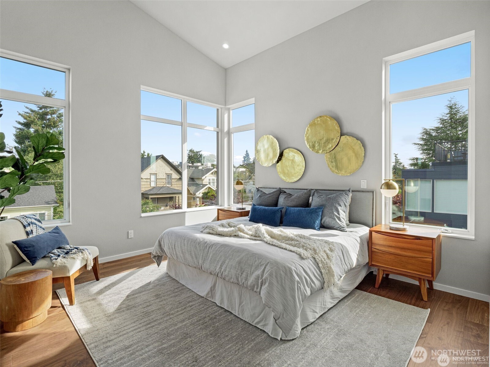 4464 Midvale Avenue North Seattle, WA 98103 - Photo 20 of 27 a bedroom with a bed and window
